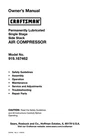 Owners Manual & Parts List Craftsman Side Stack Air Compressor -model 919.167462 New. Price: $19.95.