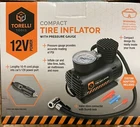 New Compact 12V Tire Inflator Accurate Pressure Gauge & Adapter Set!. Price: $18.00.