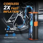 Vonaural Tire Inflator Portable Air Compressor 150PSI Pump - Black New. Price: $42.29.