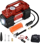 6X Faster Inflation Dual Cylinder Dc 12V Air Compressor For Car, Heavy Duty Port New. Price: $62.99.