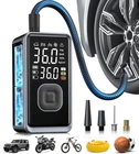 Tire Inflator Portable Air Compressor, 150PSI Cordless Mini Small, Black New. Price: $38.65.