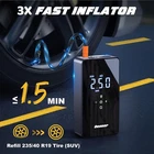 Air Compressor AP10 3X Faster Inflation 150PSI 6000MAH Dc 12V Oeaear Dual Motor Open. Price: $40.00.