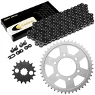 Black Drive Chain And Sprocket Kit For Kawasaki ZZR1200 ZX1200C 2002-2005 New. Price: $50.00.