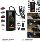 Portable Inflator Air Compressor For Car Tires, Dual Cylinder, Cordless ... New. Price: $75.83.