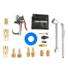 Craftsman 18-PIECE Air Compressor Accessory Kit, Includes Blow Gun, Tire Inflat New. Price: $35.01.