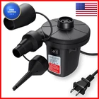 Maxever Quick-fill Electric Air Pump 3 Nozzles Ac 110V-120V Portable Inflator New. Price: $31.09.