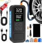 Portable Tire Inflator Air Compressor 150PSI 6000MAH Digital Gauge Car Bike - Us New. Price: $87.95.