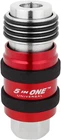 Milton 5 One Universal Quick Connect Industrial Coupler, 1/4" Female Npt, Air New. Price: $33.85.