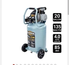 Mcgraw 20 Gallon, 135 Psi Oil-lube Vertical Shop/auto Air Compressor Used. Price: $200.00.