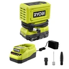 Ryobi Cordless 18V High Pressure Inflator Kit With 2.0 Ah Battery And Charger New. Price: $122.14.