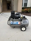 Campbell Hausfeld Air Compressor Portable 4HP 13 Gallon 125 Psi Used. Price: $200.00.