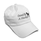 Soft Women Baseball Cap Owned By Siberian Husky Embroidery Dad Hats For New. Price: $25.99.