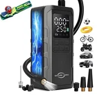 Portable Tire Inflator Air Compressor 150PSI Cordless Gauge Led Lights Black New. Price: $38.36.