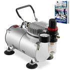 Pointzero 1/5 Hp Airbrush Compressor With Regulator, Gauge And Water Trap - New. Price: $151.28.