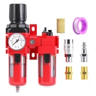 Tailonz Pneumatic 3/4 In Npt Air Filter Regulator Water Oil Trap Combo New. Price: $78.99.
