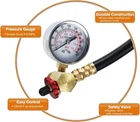 Tank Repair Kit Sunroad Valve With Gauge 2" Pressure 1/8"NPT Ft Hose Set New. Price: $25.15.