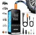 Antaha Tire Inflator Portable Air Compressor, 150 Psi Cordless Smart Black New. Price: $48.99.