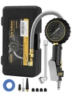 Tire Pressure Gauge With Steel Braided Hose, 100PSI Inflator Air... New. Price: $50.44.