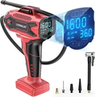 Tire Inflator Air Compressor Compatible With For Milwaukee 18V Battery, Red New. Price: $57.11.