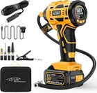 Autder Cordless Tyre Inflator Air Compressor, 21V Rechargeable Battery 180PSI New. Price: $68.63.