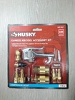 Husky 13-PIECE Brass Air-compressor Accessory Kit New. Price: $24.00.