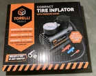 Torelli Compact Tire Inflator With Pressure Gauge. 12 Volt Power. New Box. Price: $25.50.