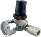 D27253 Craftman Air Compressor Regulator 4 Port Devilbiss W/gauge, M-style Indus New. Price: $45.39.