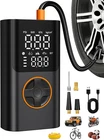 Tire Inflator Portable Air Compressor, Bike Pump With Gauge And Usb Charging Out New. Price: $28.99.
