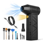Imountek Compressed Air Duster With Led Light Mini Turbo Fan Dry Blower New. Price: $33.79.