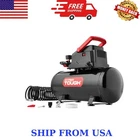 Hyper Tough Black 100 Psi Oil-free Portable Air Compressor 3 Gal New. Price: $62.69.