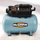Mcgraw Gallon Hotdog Air Compressor 1/3 Hp 110 Psi Low Profile Oil-free 120V New. Price: $99.95.
