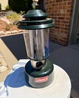 Coleman Green Battery Powered Cordless Camping Lantern Light, Type Used. Price: $15.00.