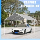 10X20 Carpa Reemplazo De Lona Cubierta Gris Con 44 Cuerdas Sticas Impermeable New. Price: $81.22.