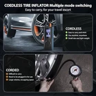 Sobtoe Tire Inflator Portable Air Compressor 20000MAH&180PSI - Black Used. Price: $48.95.