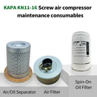 Separator+oil Filter+ail For Kapa KN11-16 Screw Air Compressor Kit New. Price: $560.00.