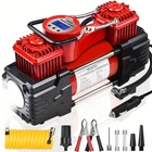 Meshuba Dual Cylinder Tire Inflator Air Compressor, 150 Psi 12V Dc Portable A... New. Price: $77.61.