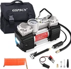 Gspscn Portable Tire Inflator Double Cylinder Air Compressor Pump With Led Light New. Price: $74.54.