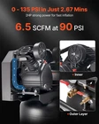 Gal Air Compressor 2HP Oil-lubed 6.5 Scfm 135 Psi Portable 120V New. Price: $928.99.