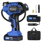 Avid Power Cordless Tire Inflator Portable Air Compressor, 20V 2-BLUE New. Price: $98.99.