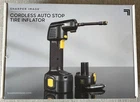 Cordless Auto Stop Tire Inflator By Sharper Image Open Box. Price: $50.00.