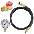 Hromee Repair Kit W/safety Valve, Pressure Gauge And 4 Feet Tank... New. Price: $24.18.