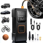 Tire Inflator Portable Air Compressor, 150PSI CORDLESS/12V Dc Small, Black New. Price: $54.04.