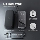 Denvix Tire Inflator Portable Air Compressor, Electric PUMP15000MAH Battery New. Price: $98.99.