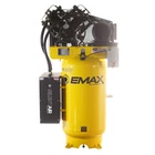Emax Vertical Pressure Lube Pump Air Compressor W/ Silencer, 7.5HP, 80 Gal, 230 New. Price: $4972.50.