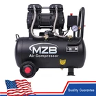 Mzb 6.4GAL 110V 1.5HP Air Compressor 70DB Oil-free W/wheels New. Price: $151.99.