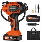 Avid Power Tire Inflator Portable Air Compressor, 20V Cordless Rechargeable B... New. Price: $96.15.
