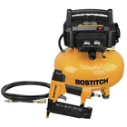 Bostitch BXCM1KIT 6 Gal 150 Psi Pancake Air Compressor W/ Brad Nailer New. Price: $215.59.