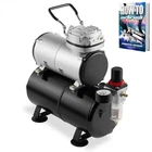 Pointzero 1/5 Hp Airbrush Compressor W/ Pump Tank Regulator Gauge Water Trap New. Price: $94.99.