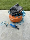 Ridgid OF50150TS Gal Pancake Air Compressor Psi 120V Oil-free Portable Used. Price: $105.95.