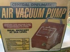 Central Pneumatic Venturi-type Air Vacuum Pump 03952 Removes Moisture From New. Price: $24.99.